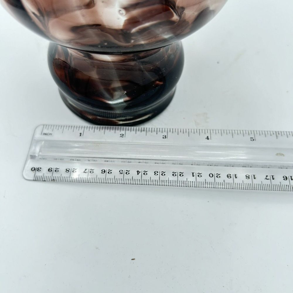 Ruffled Top Vase - Purple Amethyst - Picture 3 of 5